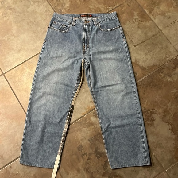 Vintage previously hemmed Perry Ellis America jeans, 34x27 - Picture 2 of 10